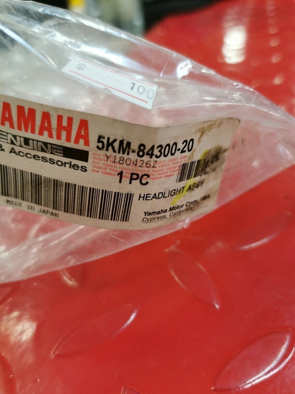 NOS Yamaha BIG BEAR KODIAK HEADLIGHT 5KM-84300-20-00 Y23