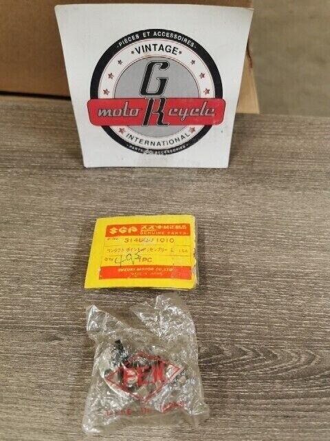 NOS SUZUKI TC250 1969 LEFT CONTACT POINT ASSY 31460-11010 S41