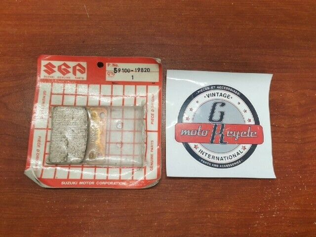 NOS Suzuki GSX600F PAD SET (INCOMPLETE) 59100-19820 S33