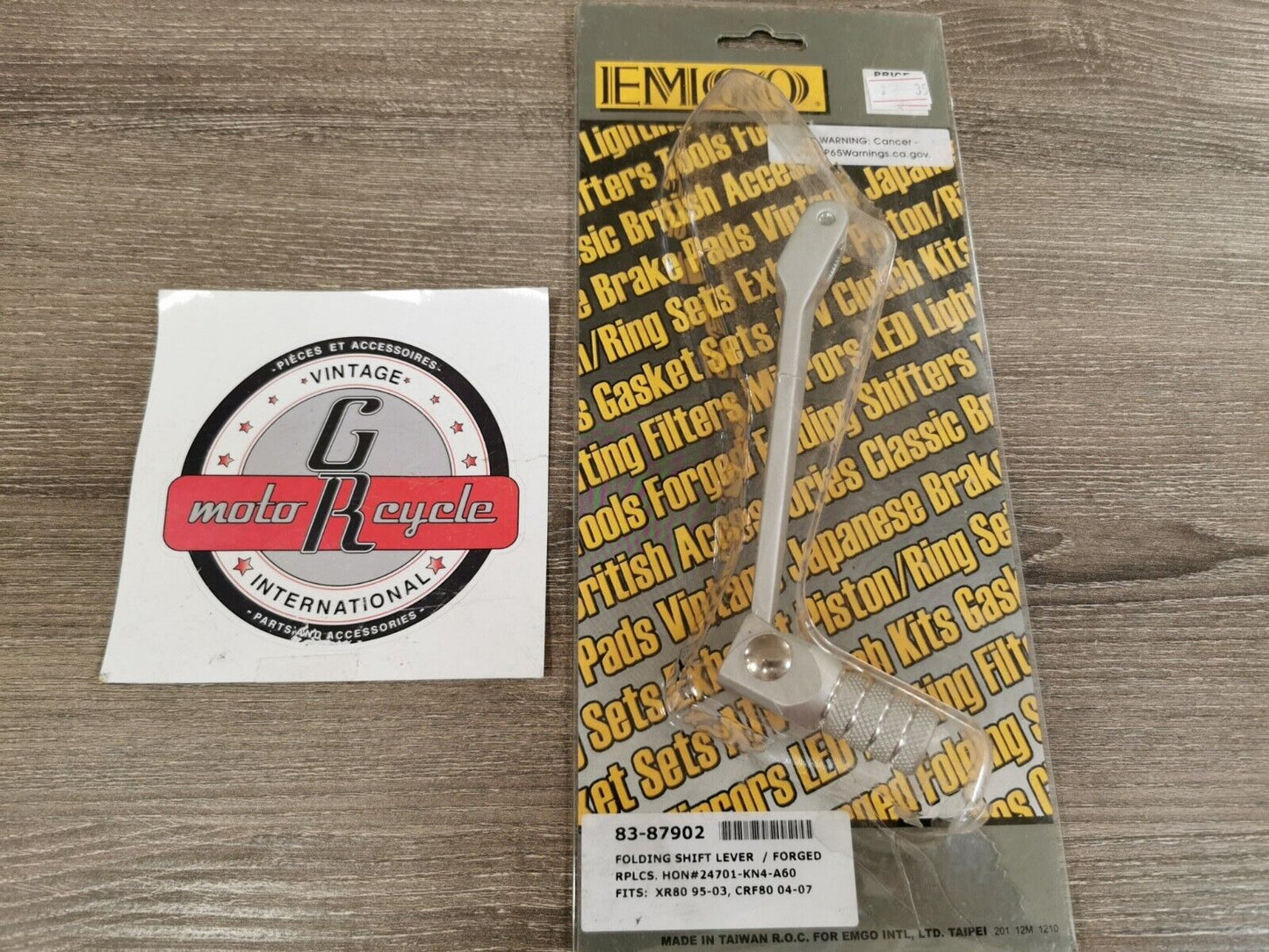 NOS EMGO HONDA XR80 1995 - 2003 CRF 2004 - 2007 PEDAL GEARSHIFT 83-87902 J27