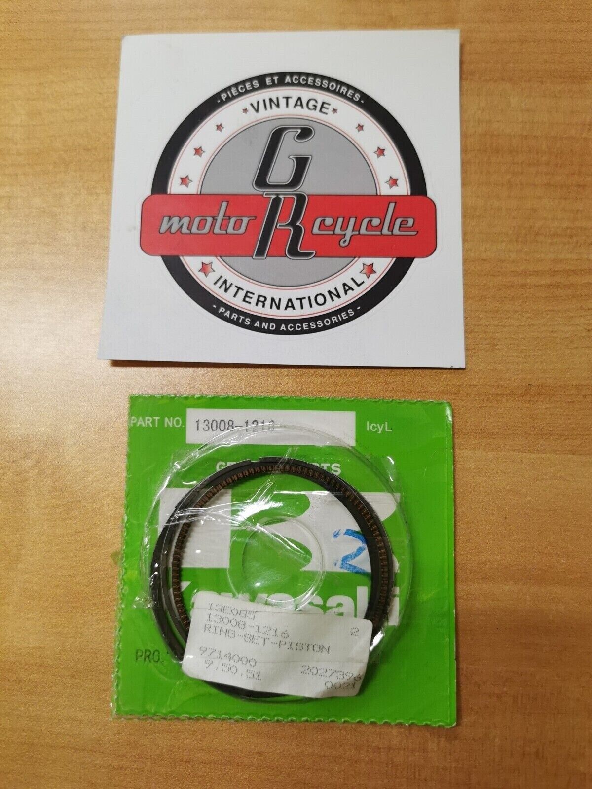 NOS KAWASAKI 2003 Ninja ZX-6RR ZX600 K1 RING SET PISTON 13008-1216 K6