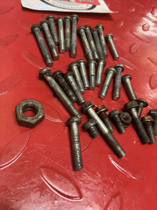 Suzuki DS100 1978 engine motor crankcase / cover hardware bolt nut