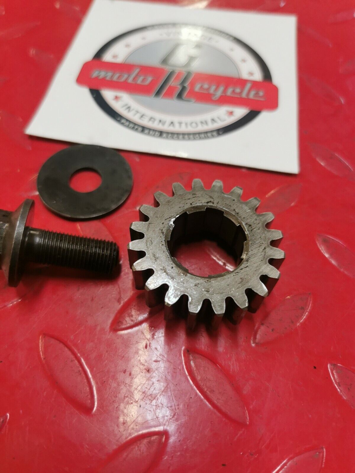 Honda CR250M 1976 crankshaft primary drive gear CR250M 1975 1974 1973