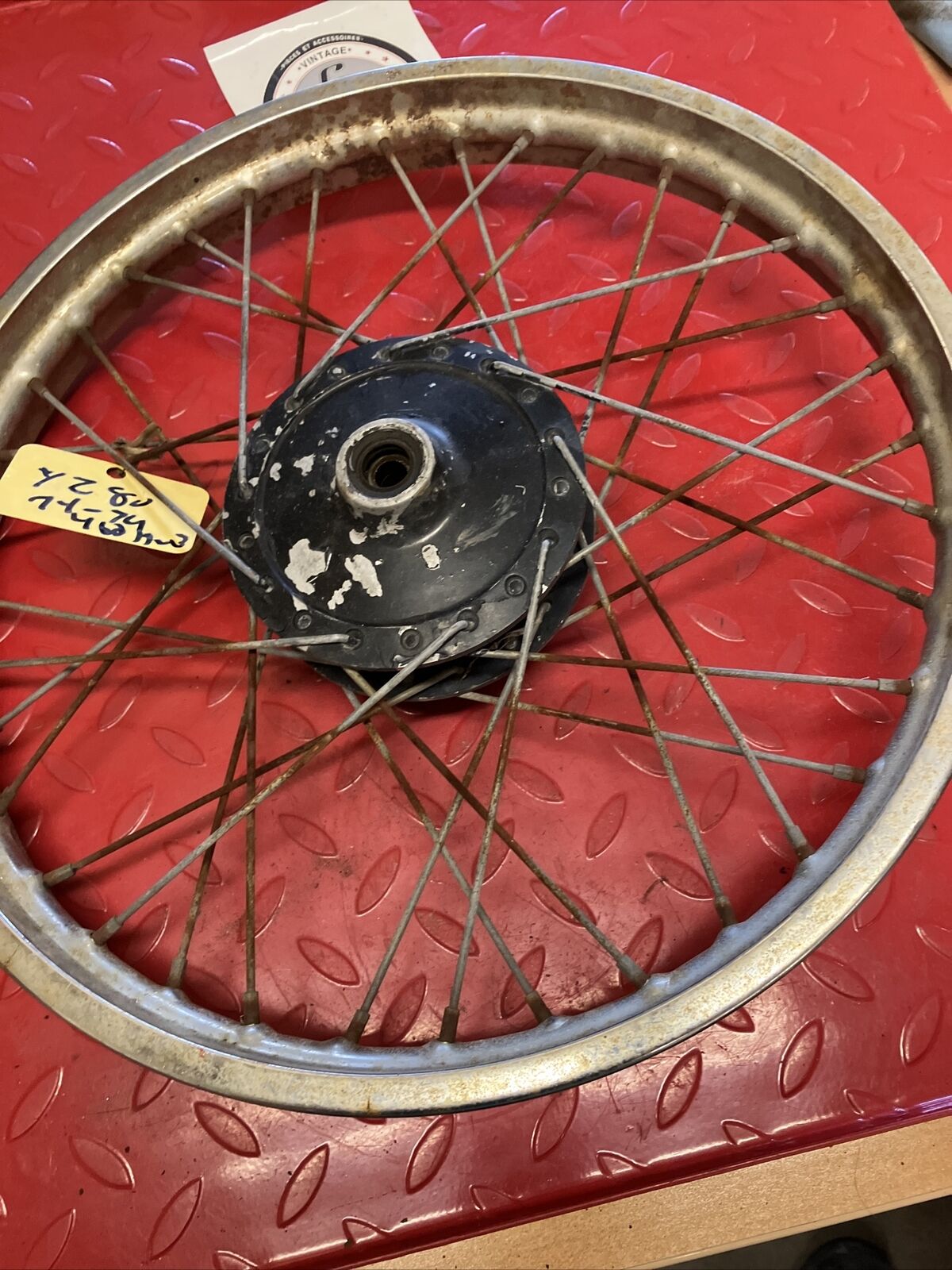 Yamaha YZ80 1979 front wheel hub rim spoke 462-25111-01-98 2