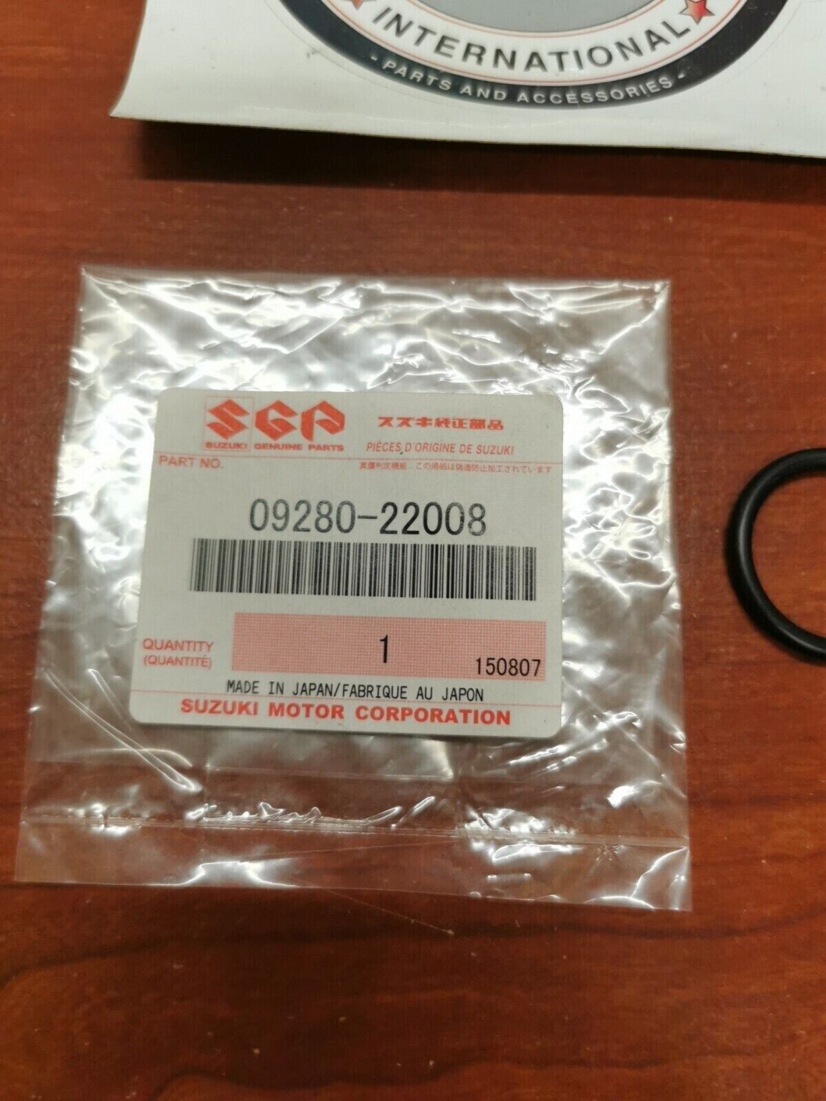 NOS Suzuki GSX-R1000 GV700 GV1200 LT500 LT250 DR125 DR100 O-RING 09280-22008 S17