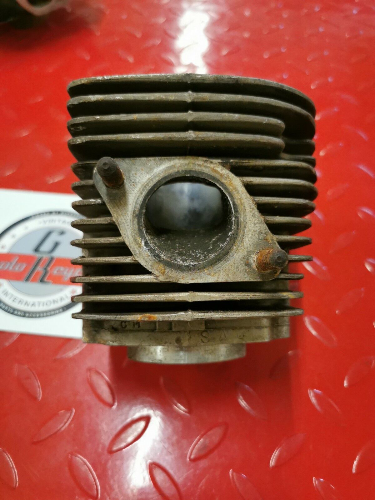Arctic cat 70's 400 snowmobile left cylinder jug barrel