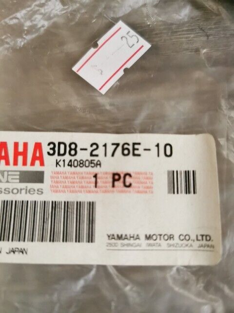 NEW NOS YAMAHA XVS1300A 2011 - 2016 XVS1300CU 2014 PLATE 3D8-2176E-10-00 Y104