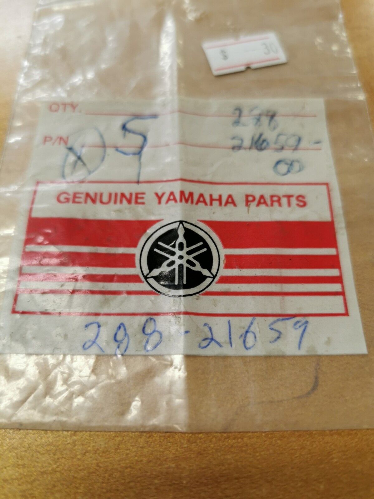 NOS YAMAHA TT225 GTMX GT80 JT2 SS440 ET300 LABEL SAFETY 288-21659-00-00 Y49