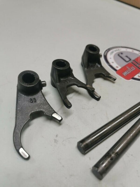 Kawasaki KX125 1980 transmission gearshift gear shift forks 13140-1034