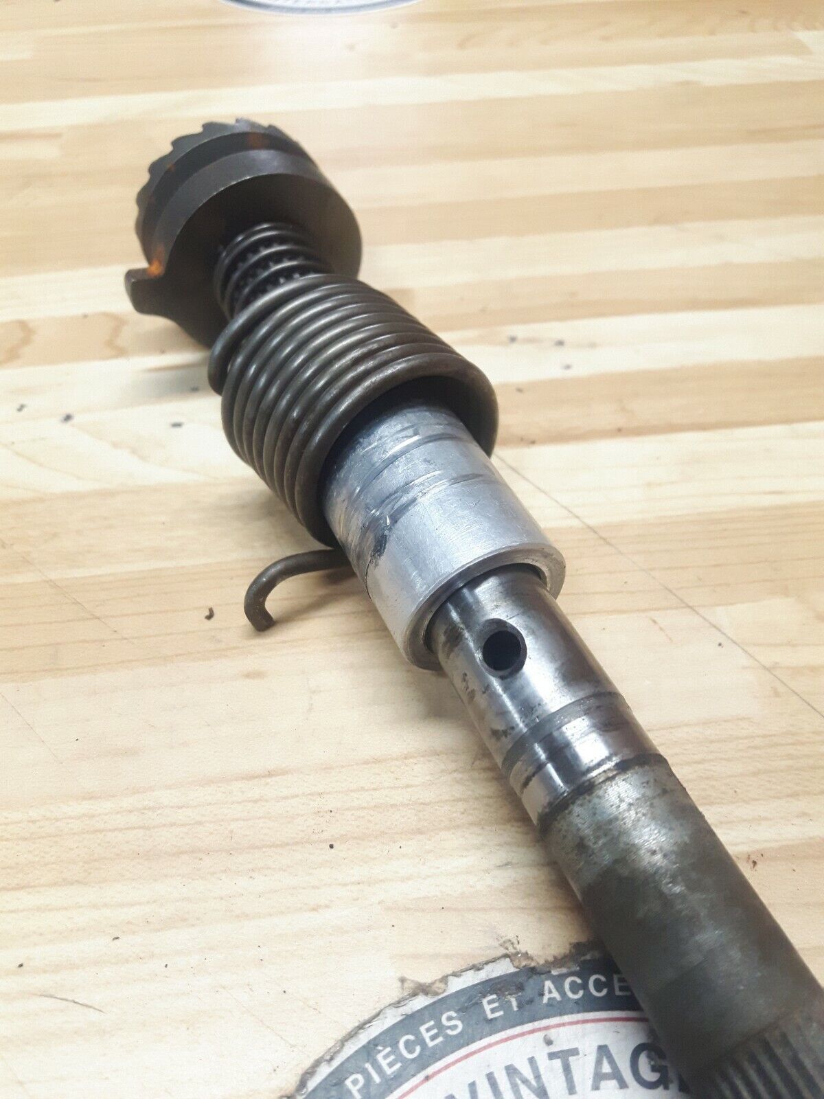 Honda CR125R 1980 kickstarter kick starter spindle shaft gear 28211-444-000 1979