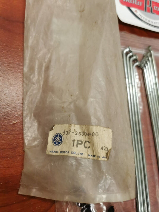 NOS Yamaha REAR SPOKE SET INCOMPLETE 537-25304-00-00 SUB. 537-25304-01-00 Y88