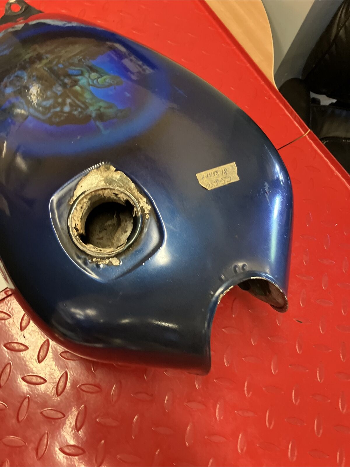 Suzuki GS650 1981 1982 Fuel tank gas petrol reservoir PETCOCK NOT INCLUDED