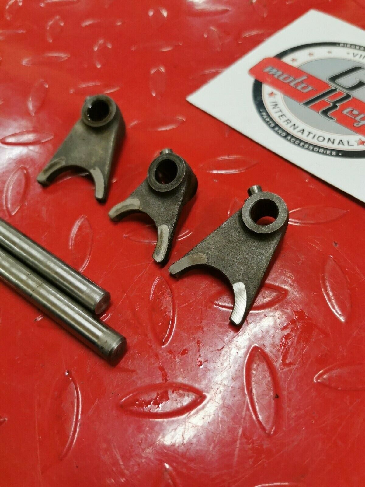 Kawasaki KX80 1979 transmission gearshift gear shift forks 13140-1021