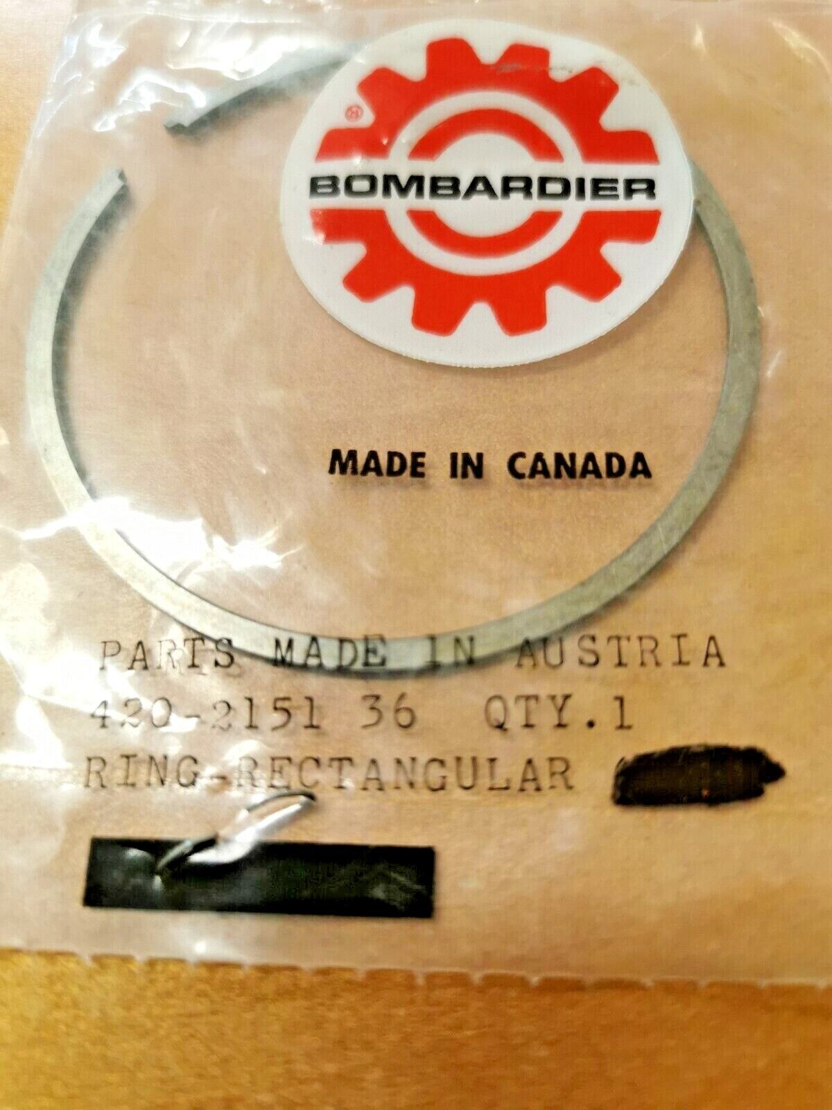 NOS CAN-AM TNT MX175 PISTON RING 1ST OVERSIZE 420-215-136 CA5