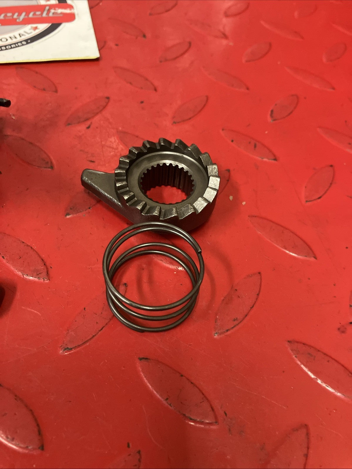 Honda CR250R 1991 Kickstarter kick starter spindle shaft gear 1988 1989 1990
