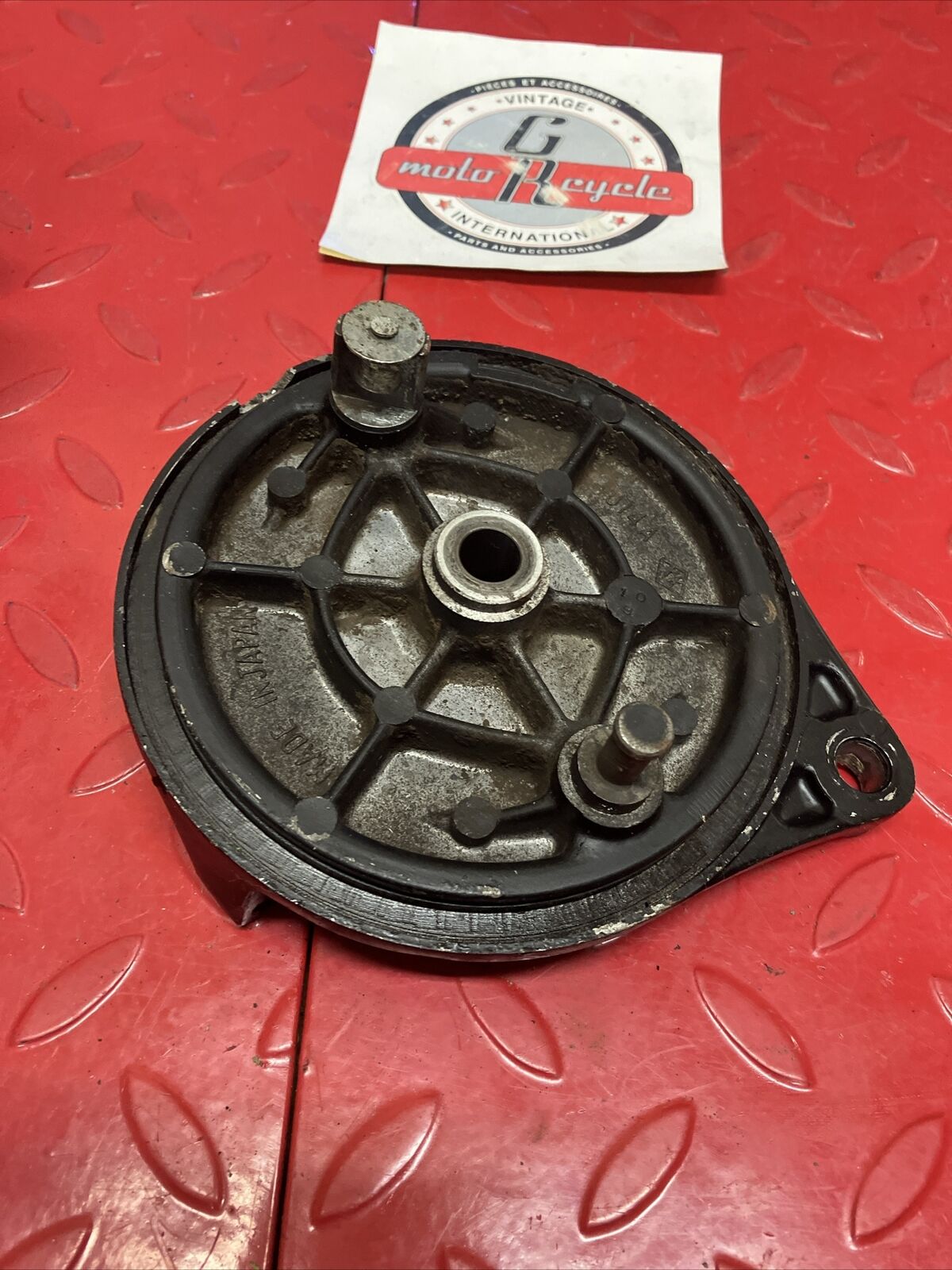 Kawasaki KX125 1980 Front brake panel plate drum cover KDX175