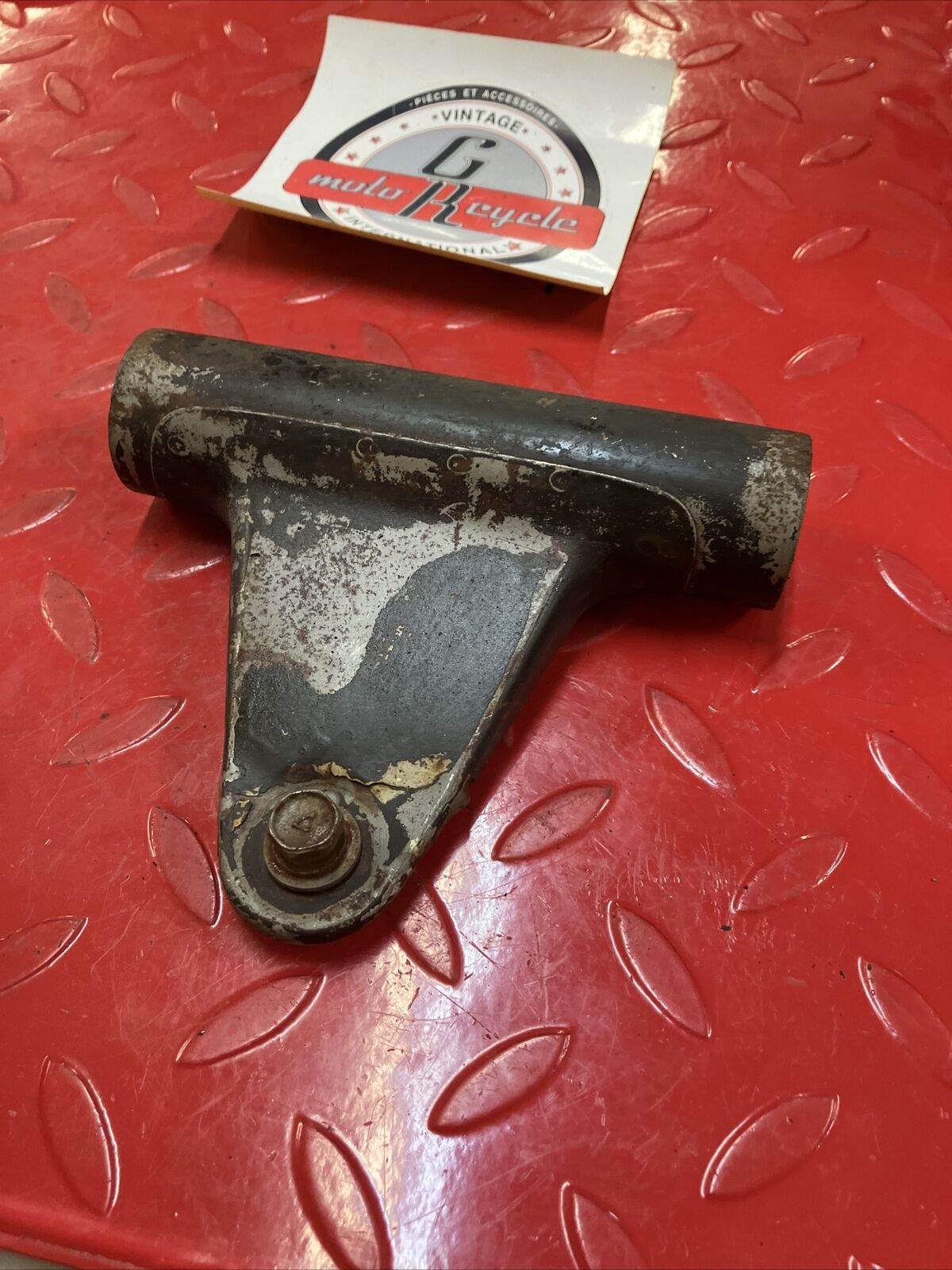 Yamaha RD400 1977 Left fork upper cover headlight bracket 1976 1978 2