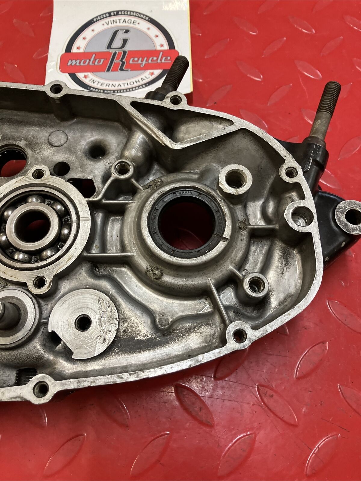 Yamaha YZ125 1977 right crankcase crank case