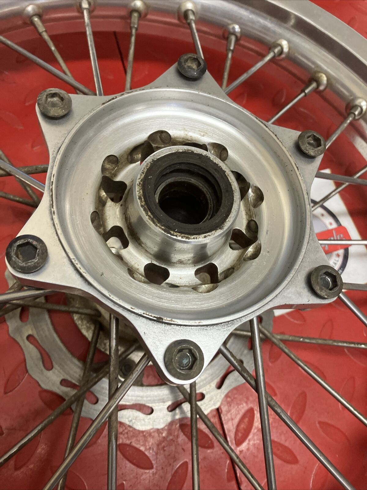Honda CR250R 1989 WARP 9 Rear wheel back rim hub CR125R CR500R 18x2.15