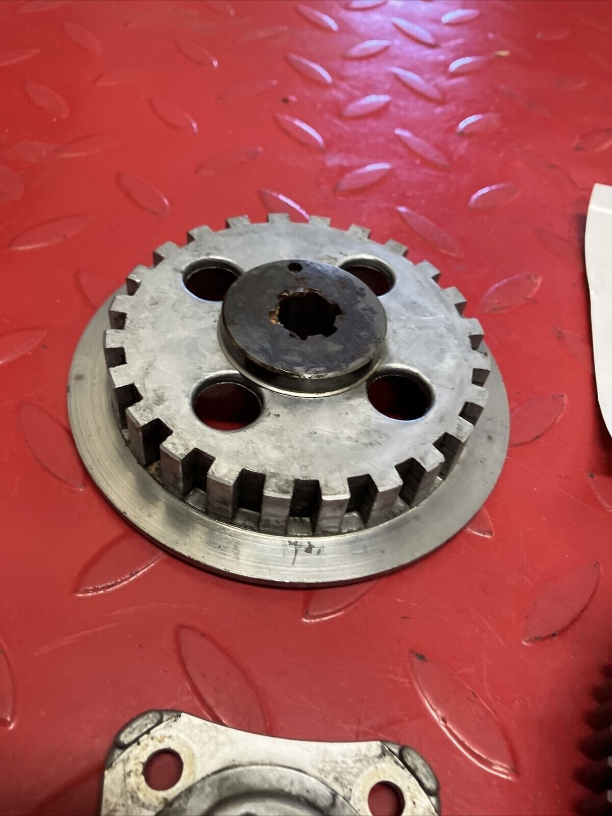 Honda XR75 1973 clutch basket hub pressure plate 1974 1975 1976
