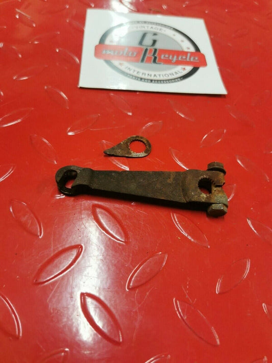 Kawasaki KX80 1979 Front brake panel drum hub plate cam lever arm KDX80