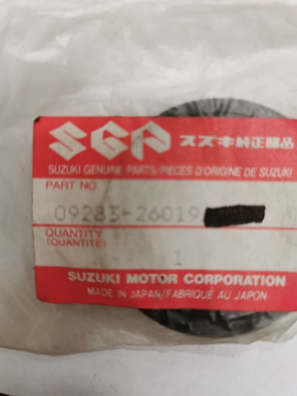 NOS SUZUKI DR650 DR250 DR350 RMX250 DUST SEAL 09283-26019 S28