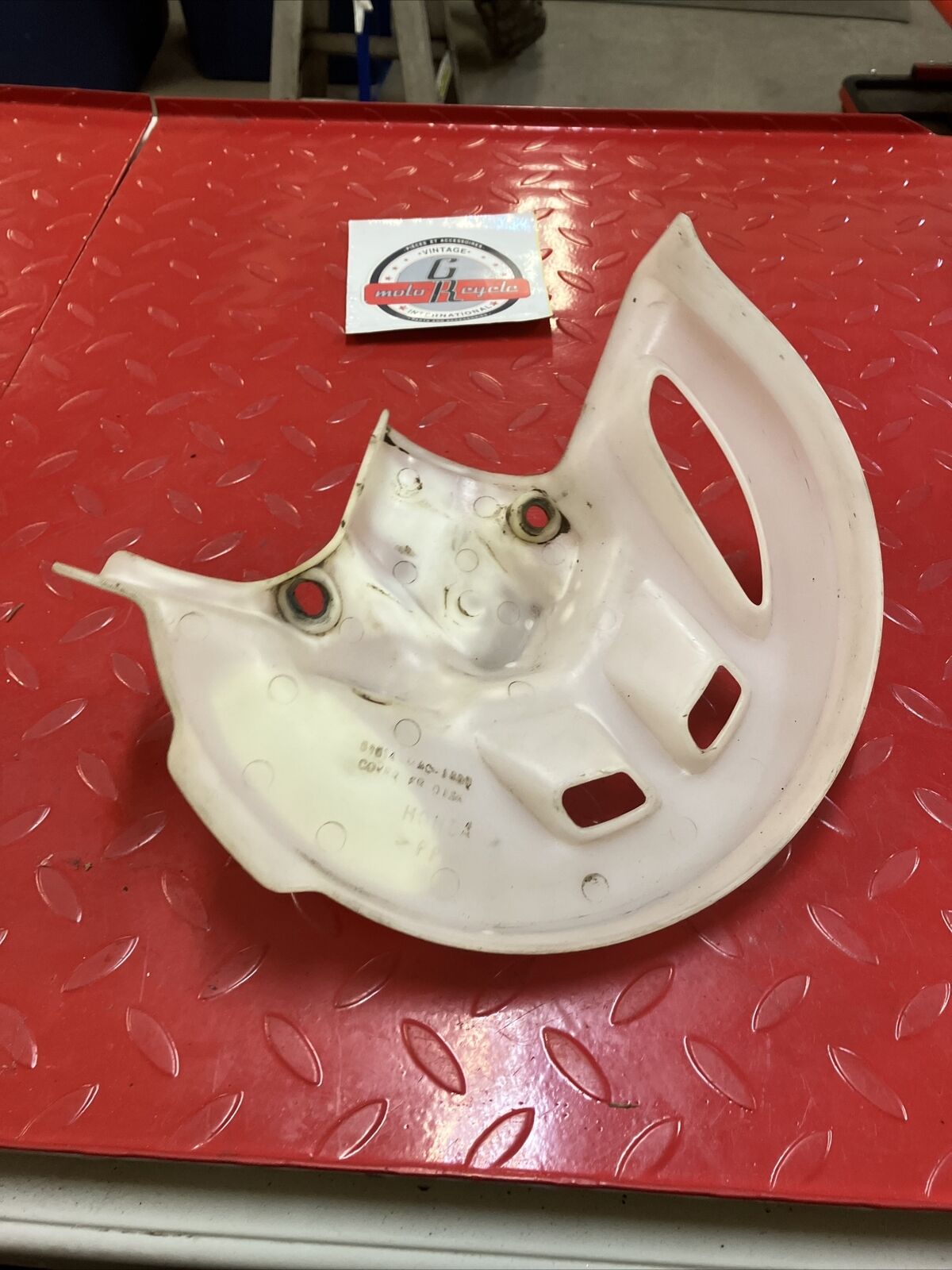 Honda CR250R 2001 front wheel disk guard protector 1997 - 2000 CR125R CR500R