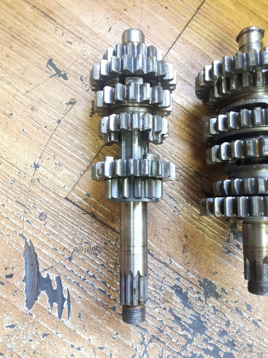 Yamaha YZ125 1986 tranny transmission input ouput main counter shaft drive axle