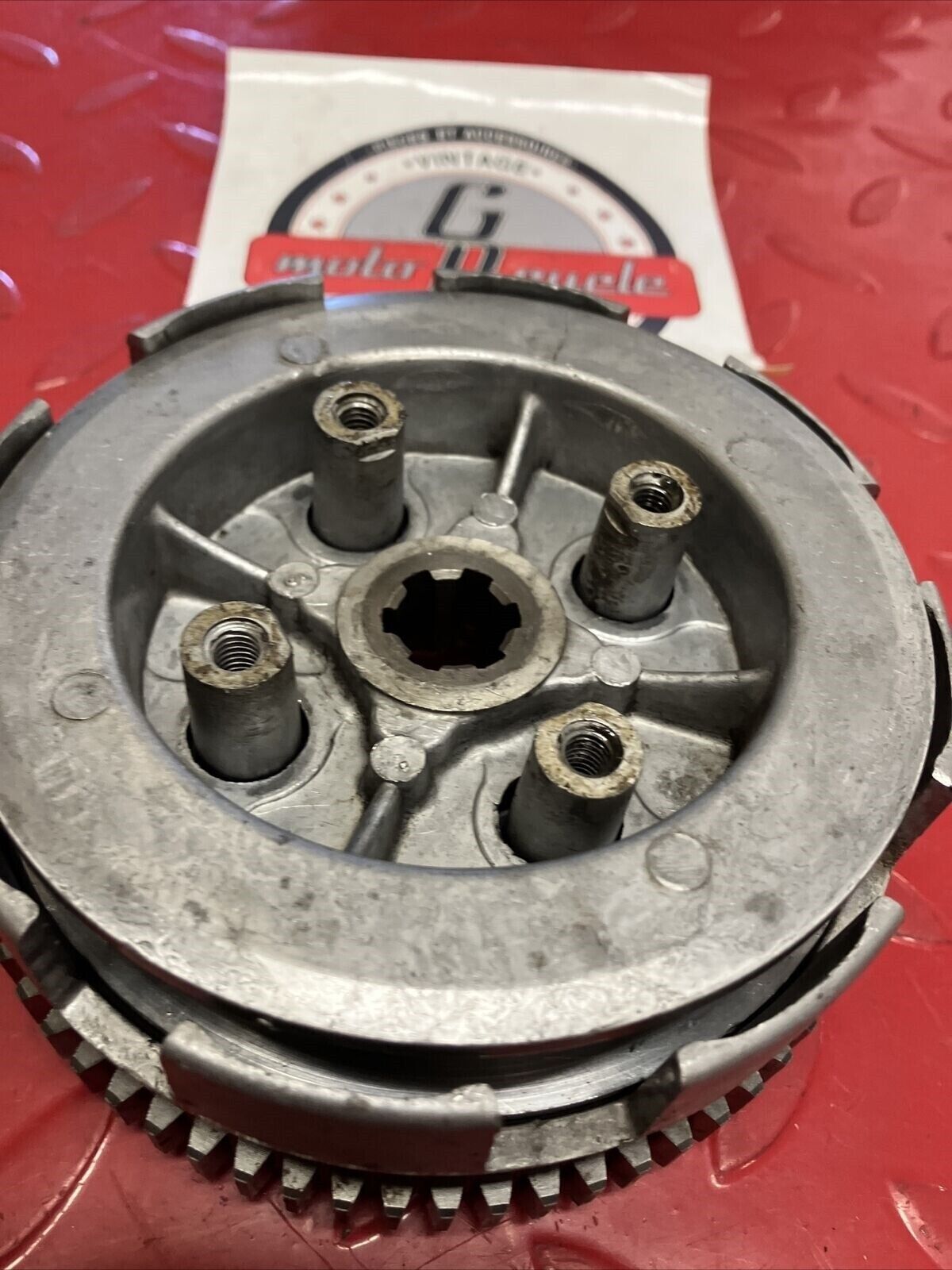 Honda XR75 1973 clutch basket hub pressure plate 1974 1975 1976