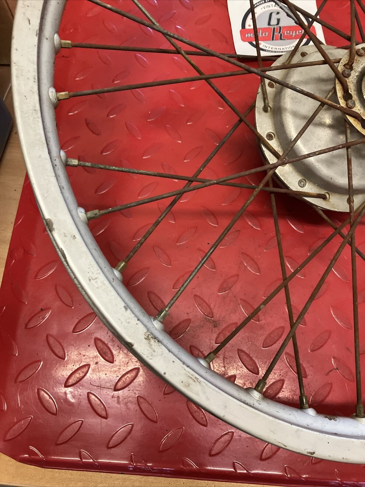 Kawasaki KD125 KD175 1975 1976 1977 1978 1979 Front wheel