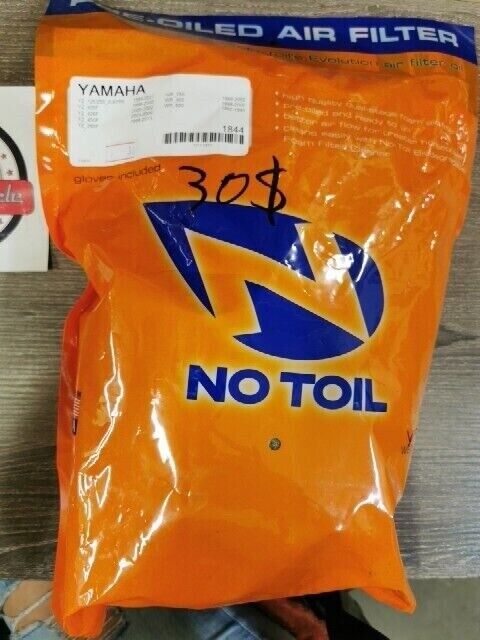 NOS YAMAHA NO TOILY YZ125 YZ250 YZ400F WR250 WR400 FOAM FILTER CLEANER 1844 J61