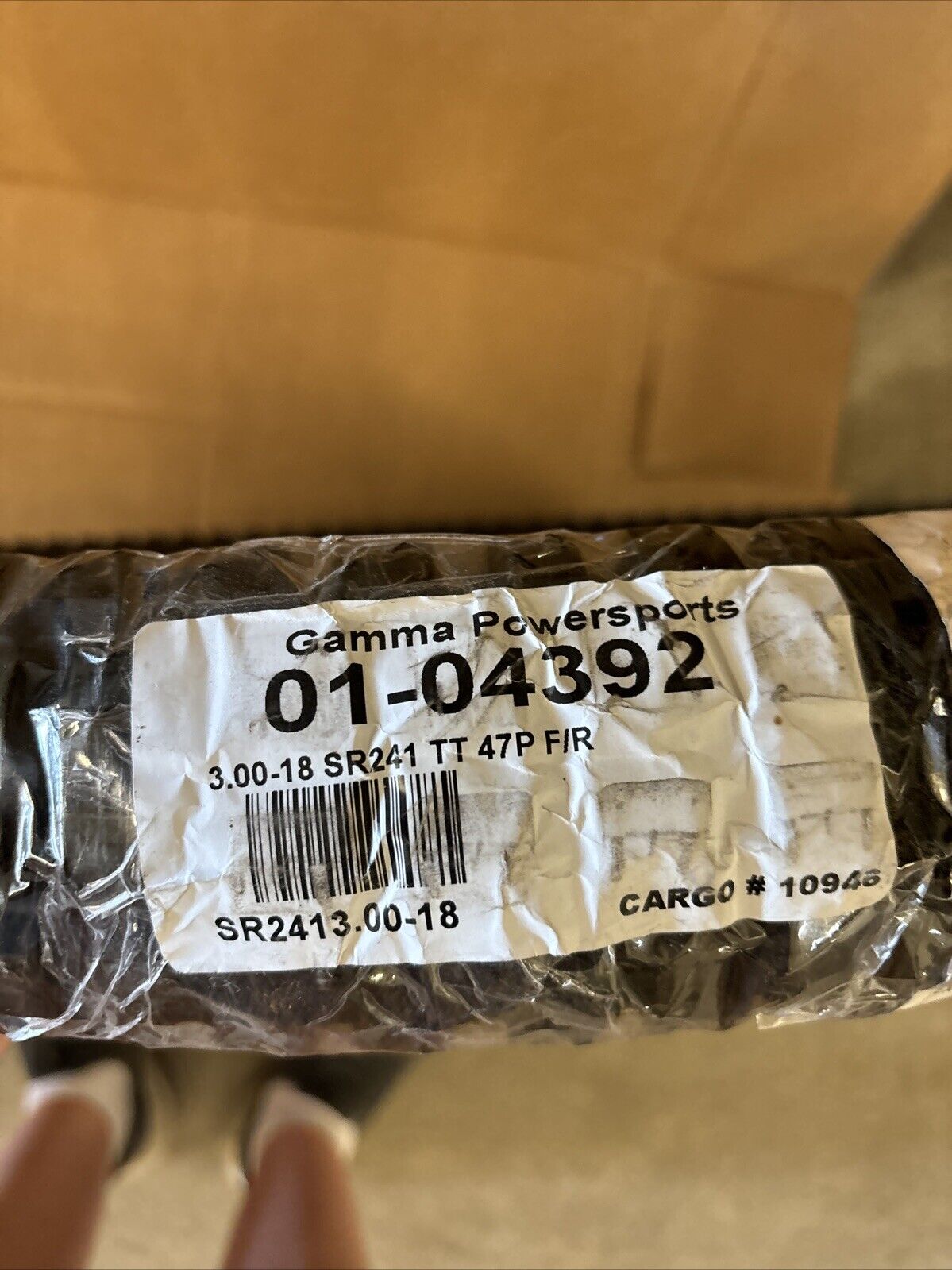 NOS SHINKO SR241 3.00X18 TIRE 87-4454