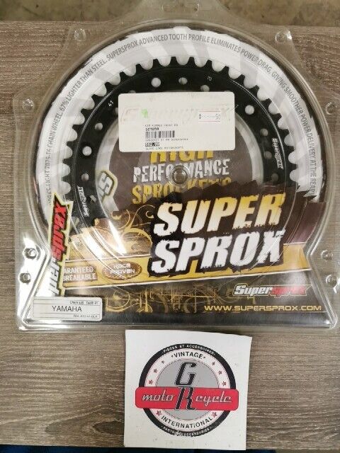 NOS SUPERSPROX YZ125 YZ250 YZ400 TTR250 Drive Sprocket 41T RAL-853-41-BLK J59