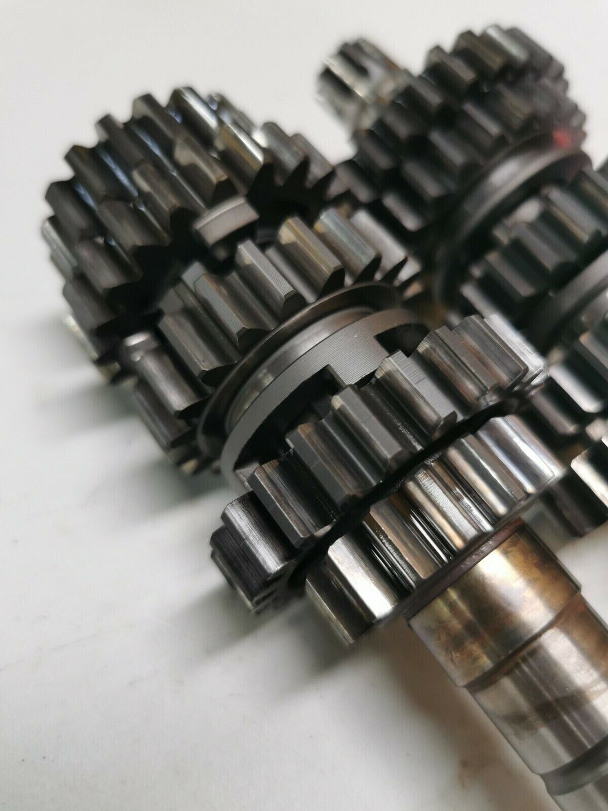 Honda CR250R 1985 Transmission mainshaft countershaft shaft input output gear 2