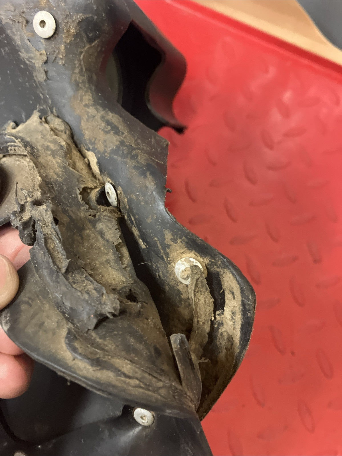 Honda CR250R 1984 Airbox air box cleaner filter housing boot connecting tube 2