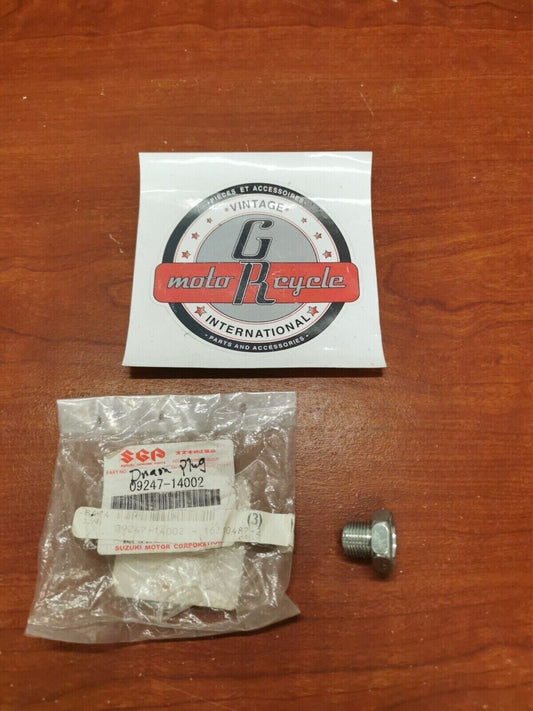 NOS Suzuki TC125 TS125 TL1000 DR650 TS185 GS650 DRAIN PLUG 09247-14002 S17