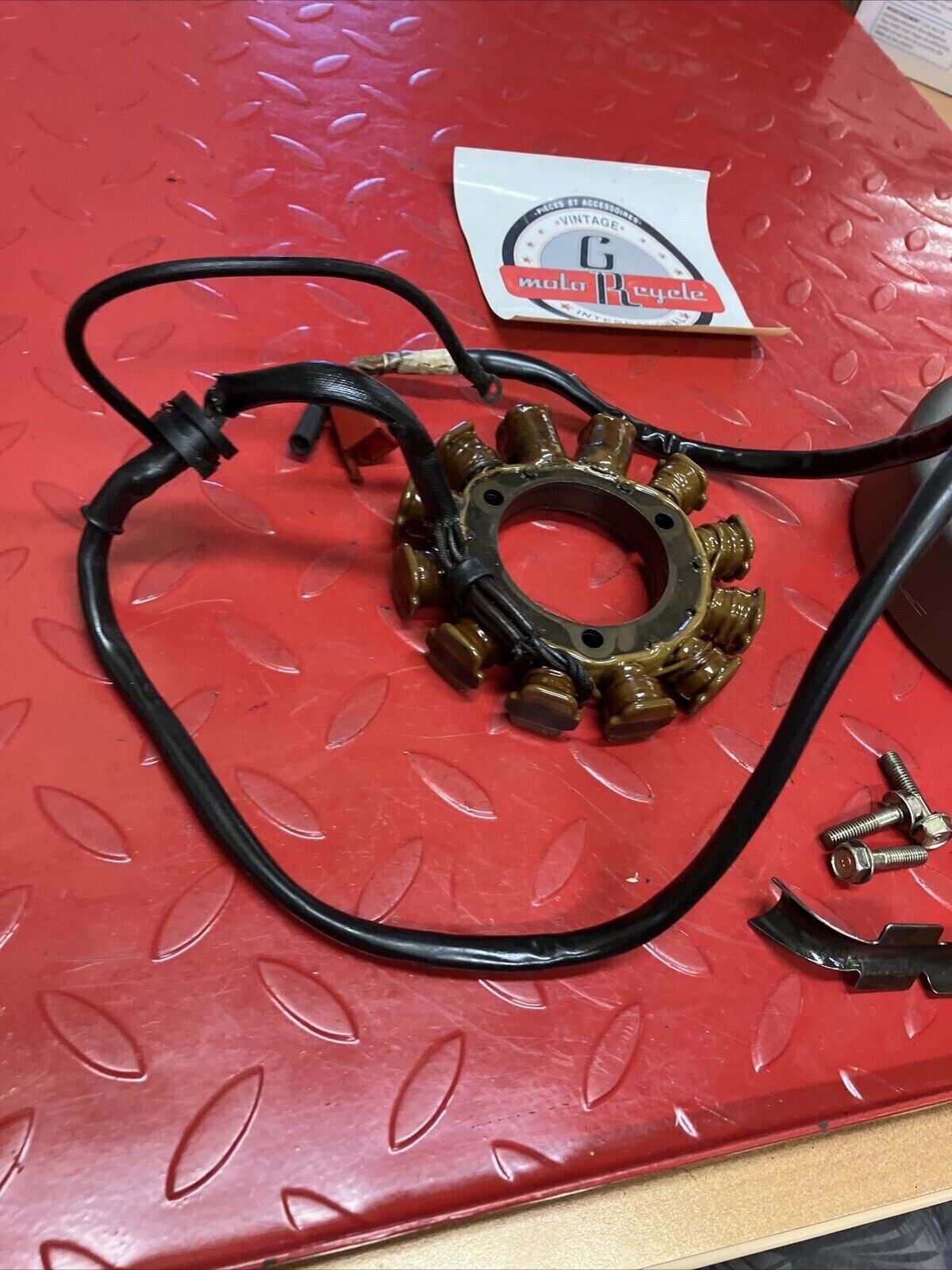 Honda XL350R 1984 stator flywheel rotor alternator magneto 1985