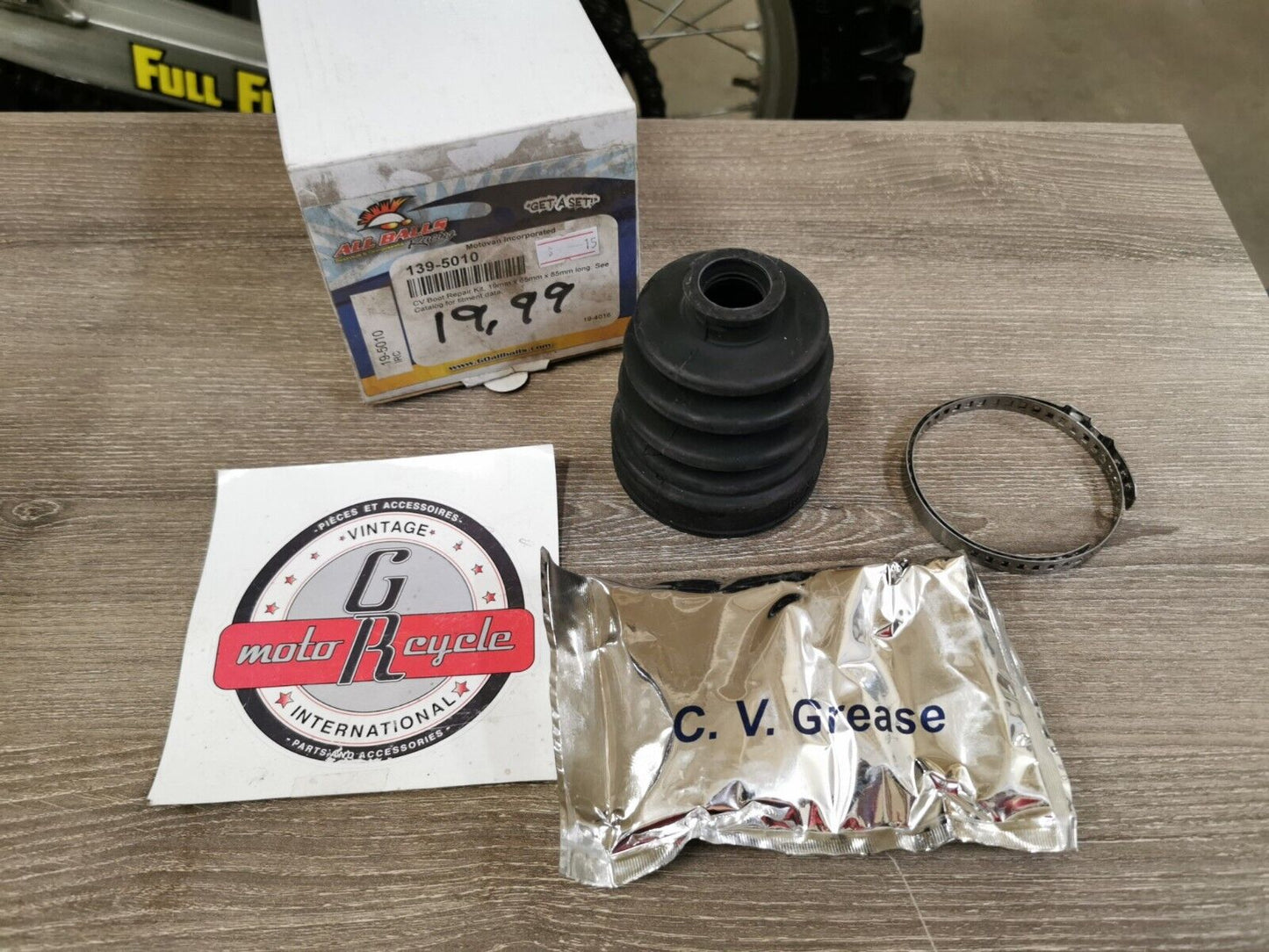 NOS ALL BALLS Arctic Cat 350 Polaris RZR CV BOOT REPAIR KIT 19-5010 J51
