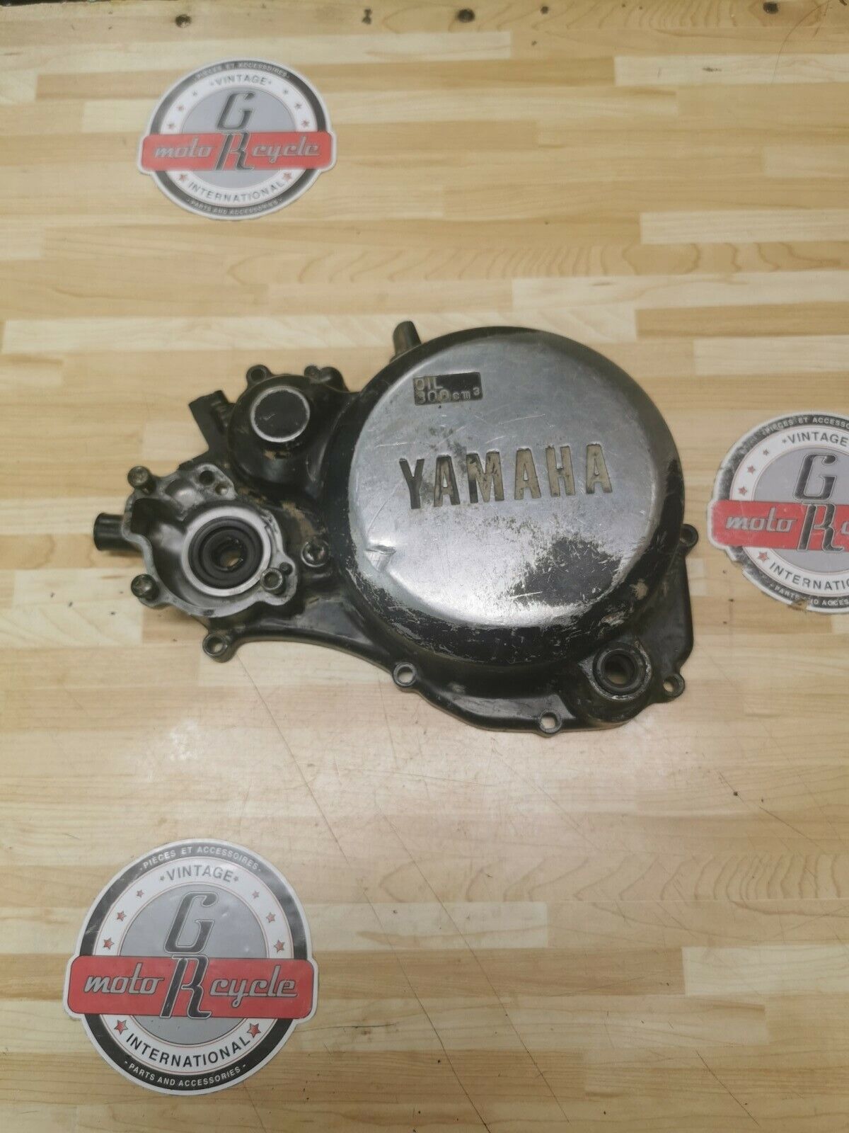 Yamaha YZ125 1985 left crankcase clutch cover 1983 1984