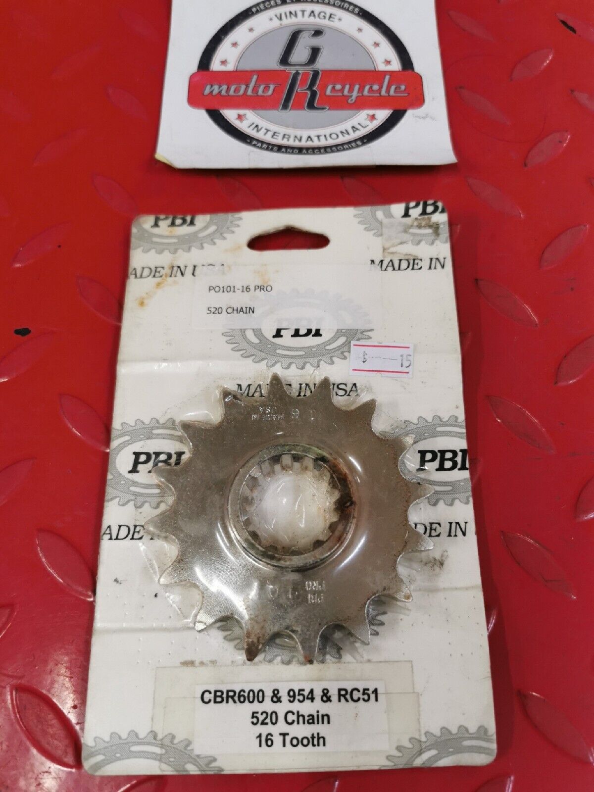 NOS PBI Honda CBR600 Counter Sprocket 16 Tooth PO101-16 J17