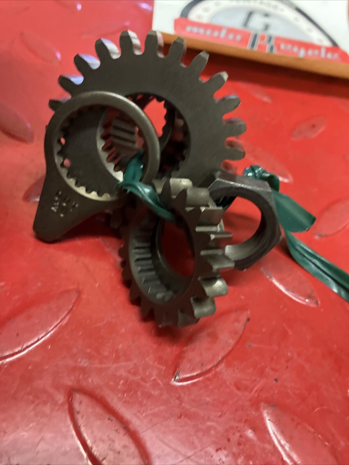 Honda XL350R 1984 crankshaft oil pump primary drive gear timing sprocket rotor