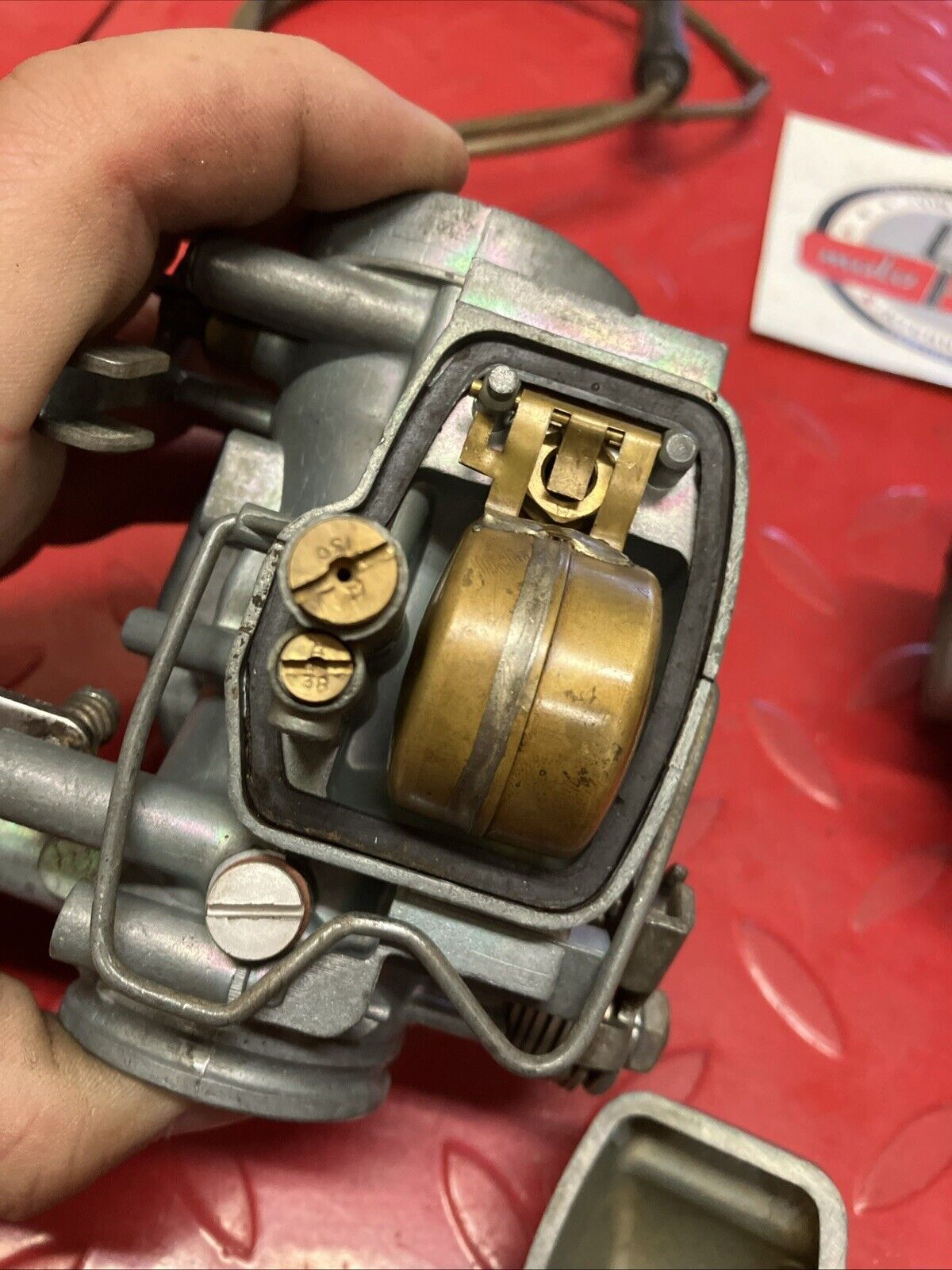 Honda CB500T 1975 1976 carburetor set CLEANED BUT NOT RESTORED U4