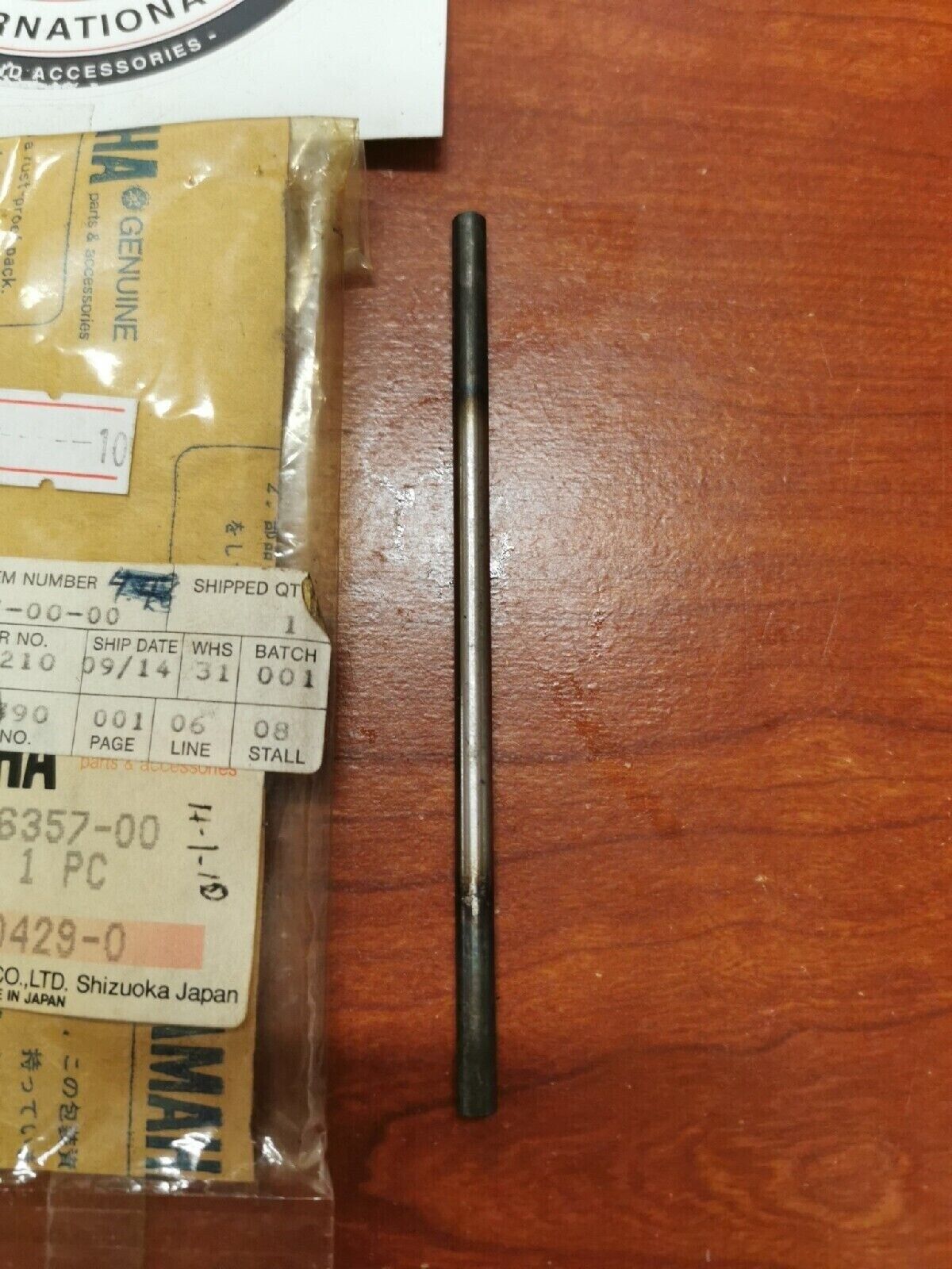 NEW NOS Yamaha CLUTCH PUSH ROD 2X3-16357-00-00 Y69