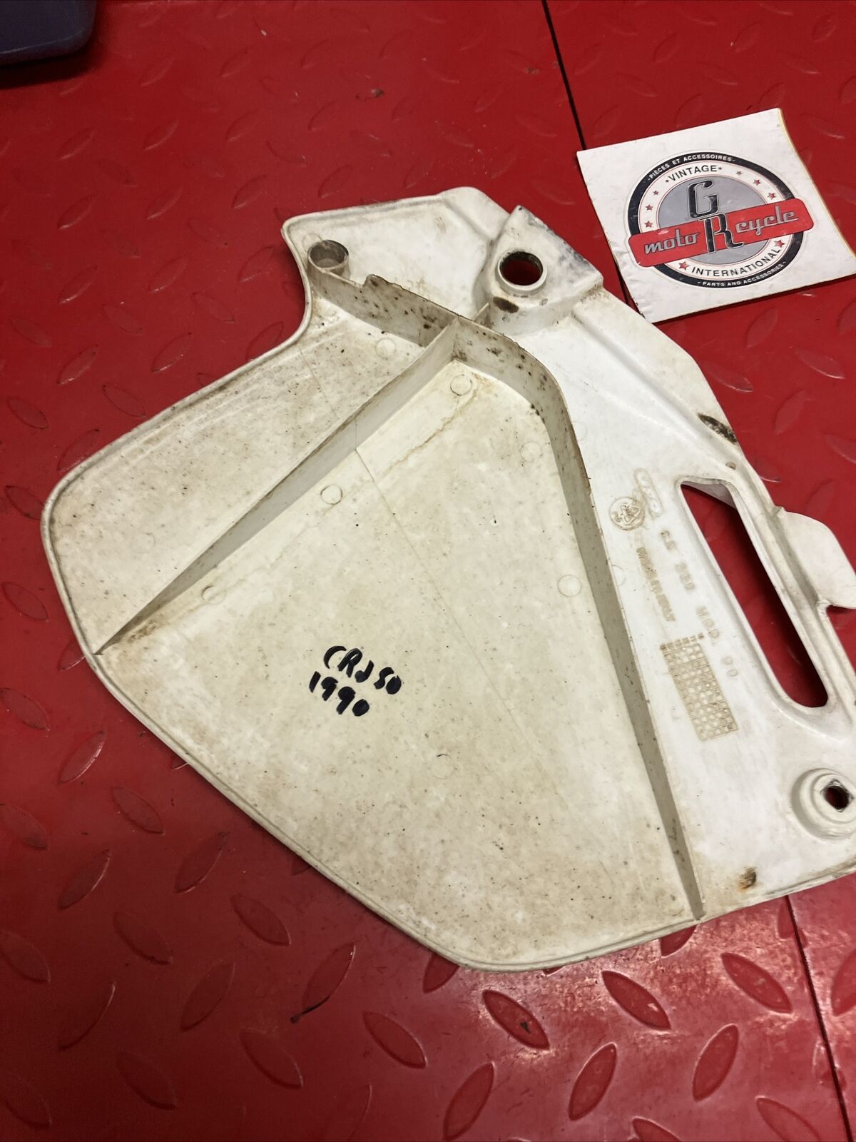 Honda CR250R 1990 1991 Side cover panel CR125R 1991 1992 CR500R 91 - 2001
