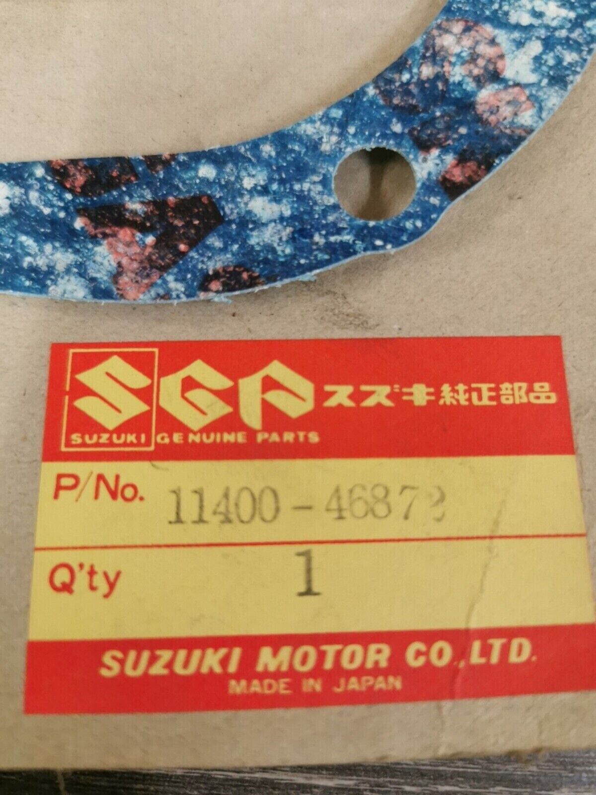 NOS SUZUKI RM60 1979 GASKET SET 11400-46872 SUB BY  11400-46873 S25