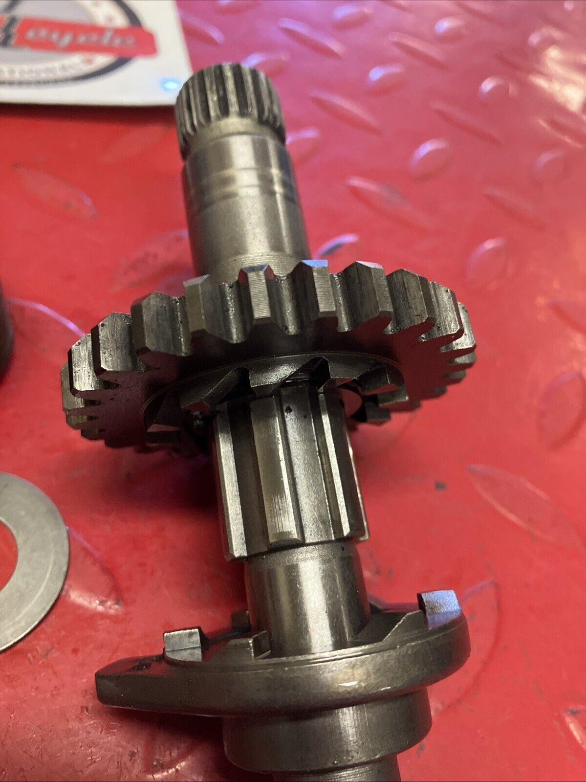 Suzuki RM125 1983 kickstarter kick starter spindle gear shaft Spring 2