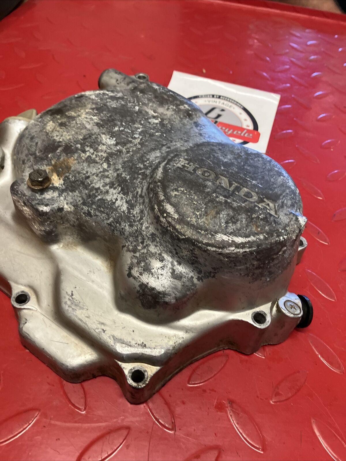 Honda XR75 1974 right crankcase clutch cover 1974 1975 1976