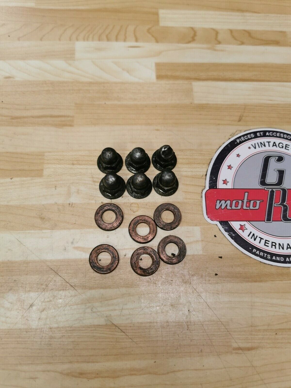 Suzuki RM250 2000 cylinder head jug barrel cover nut washer 09159-08049