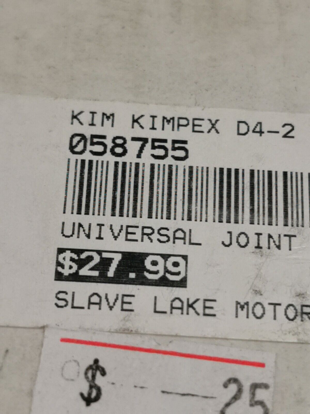 NOS KIMPEX UNIVERSAL JOINT 058755 J4