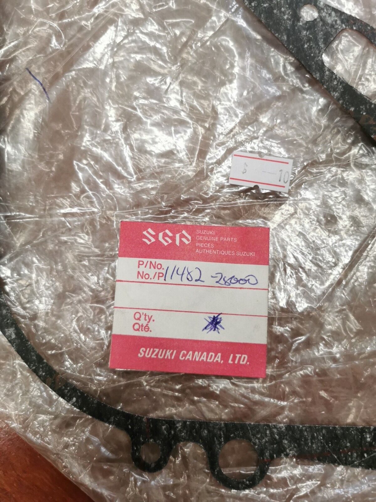 NOS Suzuki RM100 RM125 CLUTCH COVER GASKET 11482-28000 SUB. 11482-28001 S31